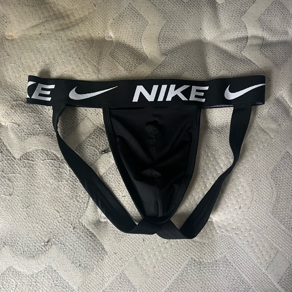 Black nike jockstrap size medium